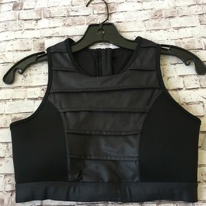 New JUST LIVE sports bra crop top padded size S